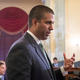 FCC Chairman Ajit Pai speaks with Sen. Jon Tester, D-Mont., as the Senate Committee on Commerce, Science, and Transportation holds an oversight hearing on the Federal Communications Commission, on Capitol Hill in Washington, Thursday, Aug. 16, 2018.